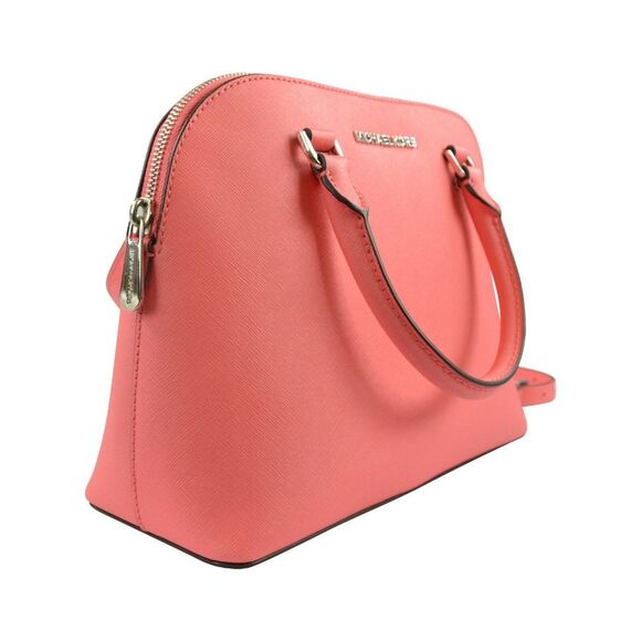 Michael Kors Saffiano Leather Cindy Medium Satchel - Picture 3 of 5